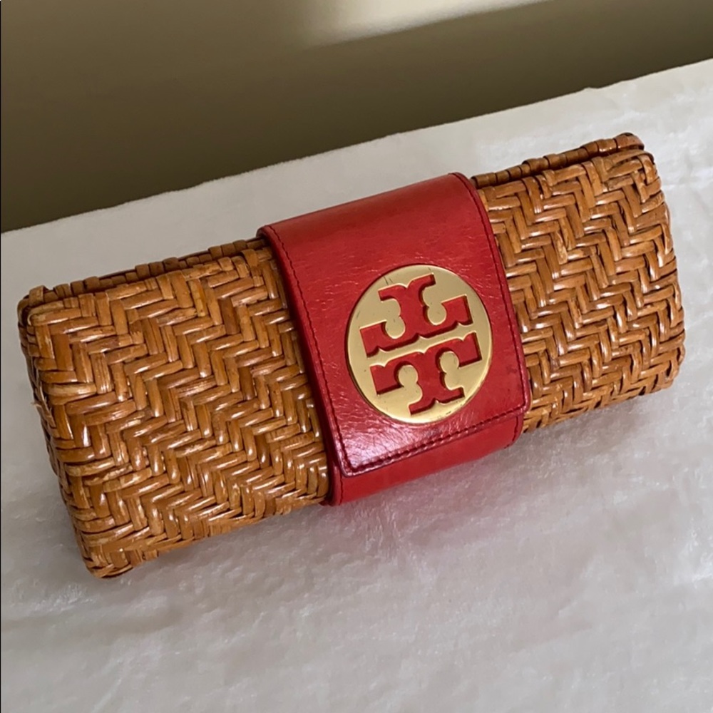 Tory Burch Woven Clutch